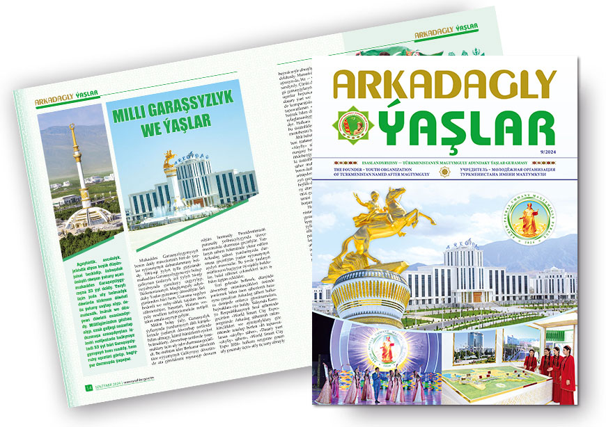 Next issue of ARKADAGLY ÝAŞLAR Magazine released