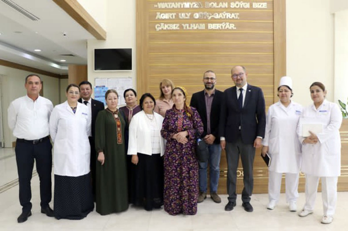 The WHO Regional Office for Europe visits Turkmenistan to review tuberculosis control programme