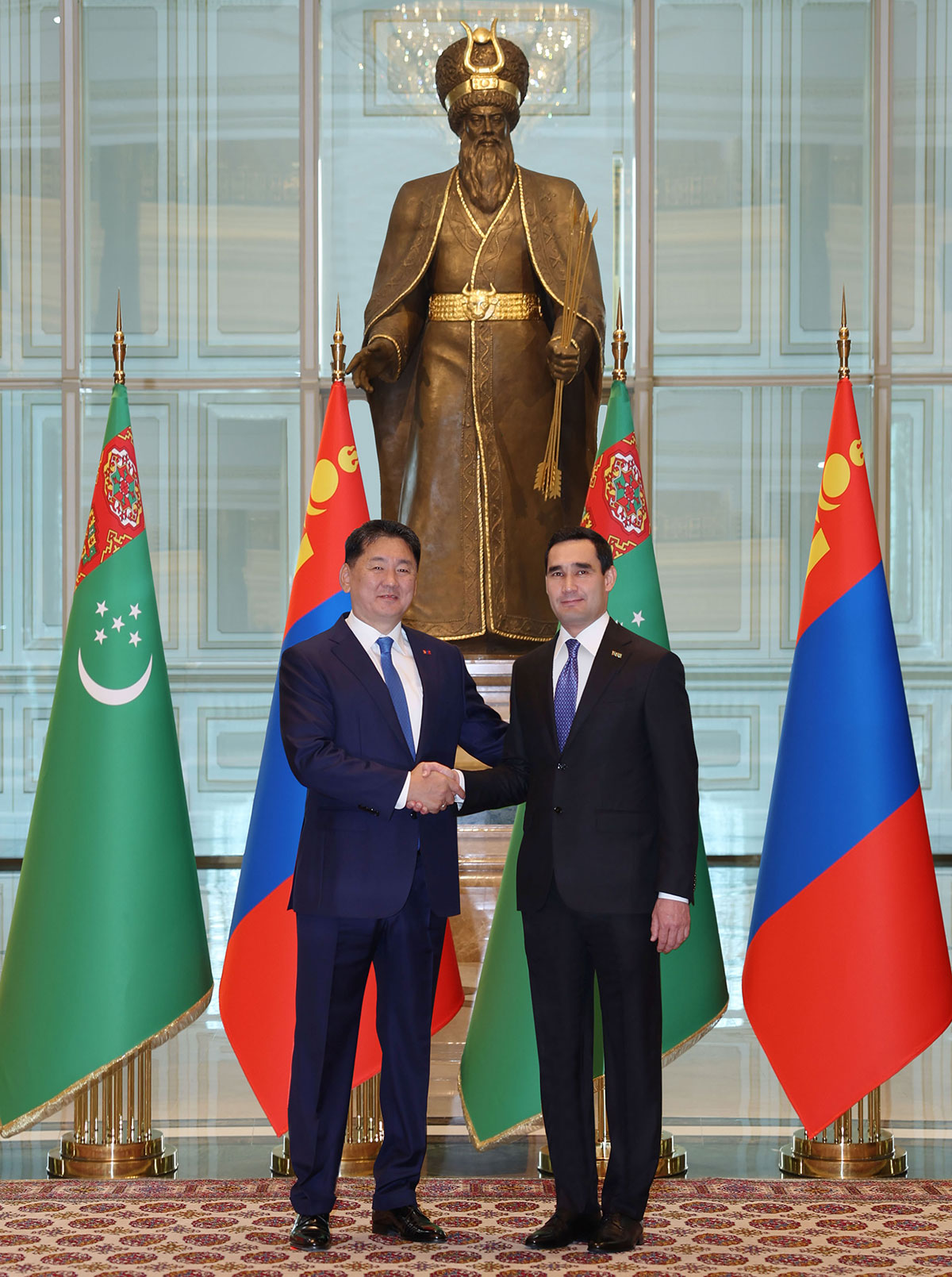 Negotiations took place between the Presidents of Turkmenistan and Mongolia