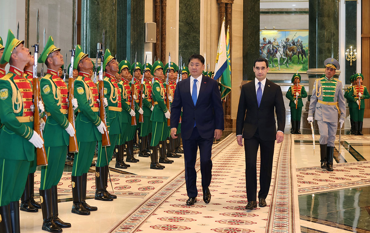 Negotiations took place between the Presidents of Turkmenistan and Mongolia