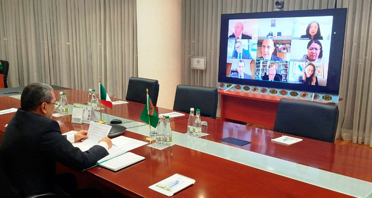 Turkmen-Mexican political consultations were held via videoconference