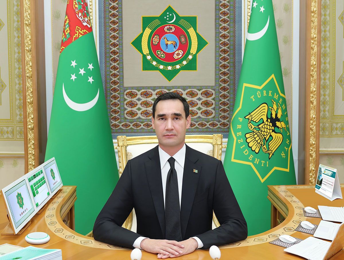 The meeting of the Cabinet of Ministers of Turkmenistan