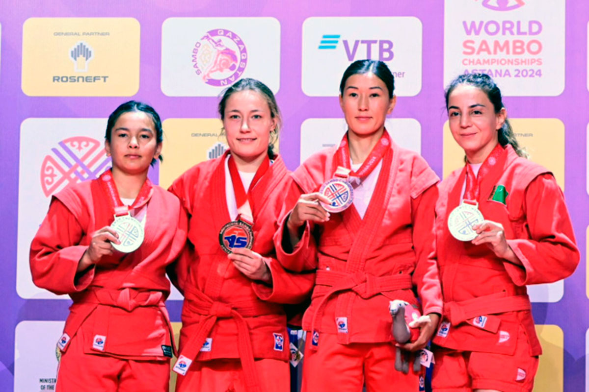 Turkmen sambists won two bronze medals at the World Championships that started in Astana