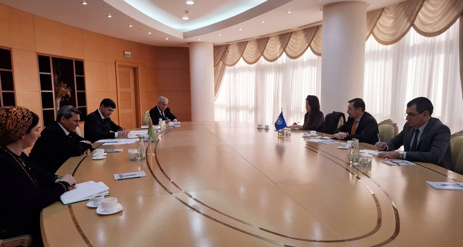 Meeting with the UN Resident Coordinator in Turkmenistan was held at the MFA of Turkmenistan