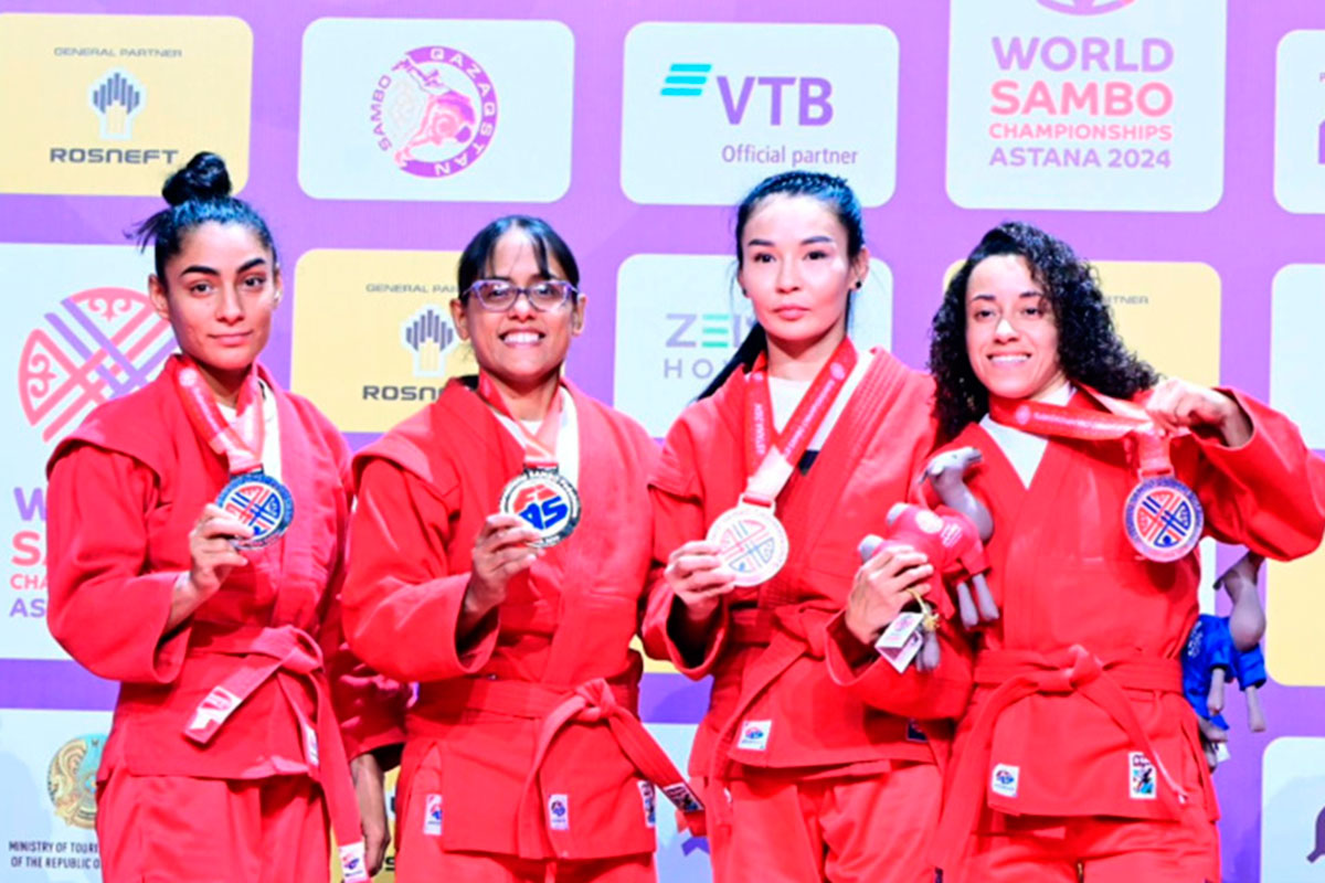 Sambo athletes from Turkmenistan won six medals at the World Championships in Astana