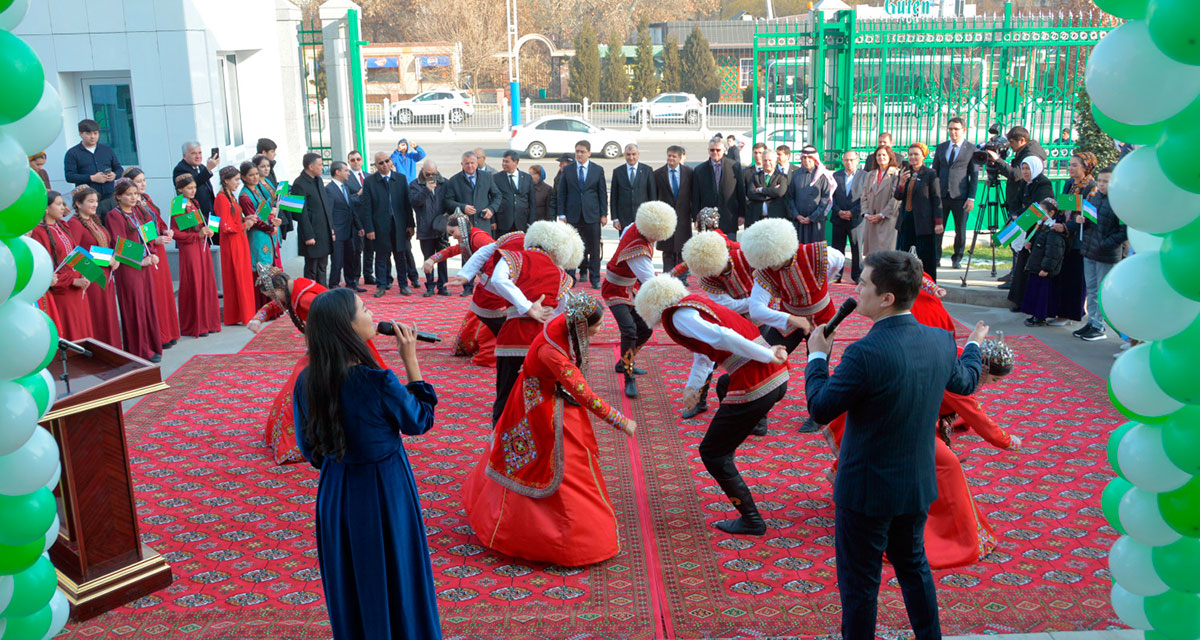 Türkmenistanyň Özbegistan Respublikasyndaky Ilçihanasynyň işgärleri üçin ýaşaýyş jaýynyň açylyş dabarasy