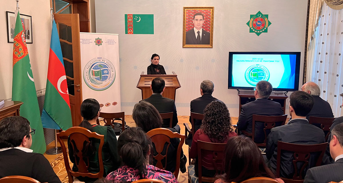 Baku şäherinde 2025-nji ýylyň «Halkara parahatçylyk we ynanyşmak ýyly» diýlip yglan edilmegi mynasybetli maslahat geçirildi