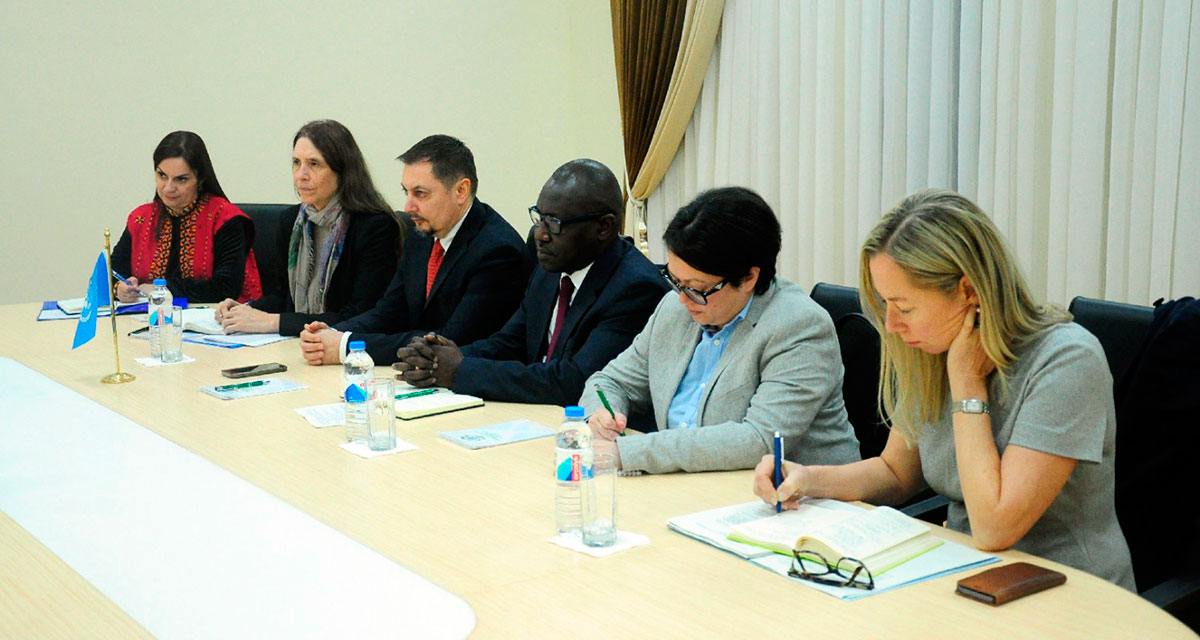 BMG-niň Adam hukuklary boýunça Ýokary komissarynyň wekiliýeti bilen geçirilen duşuşykda ynsanperwer meseleler ara alnyp maslahatlaşyldy