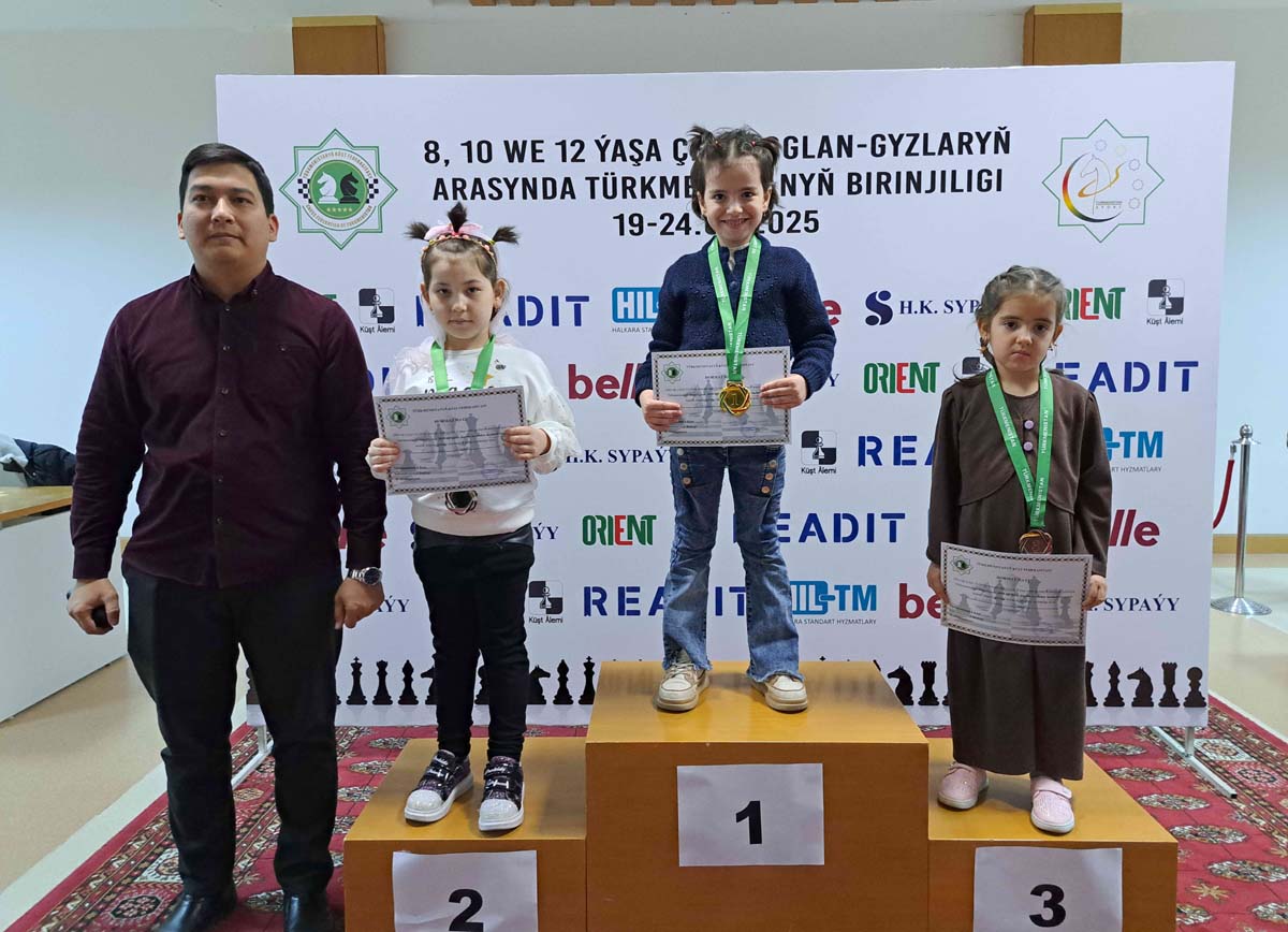 Юные шахматисты из Лебапа подтвердили высокий класс на первенстве Туркменистана