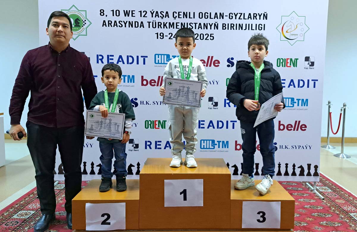 Юные шахматисты из Лебапа подтвердили высокий класс на первенстве Туркменистана