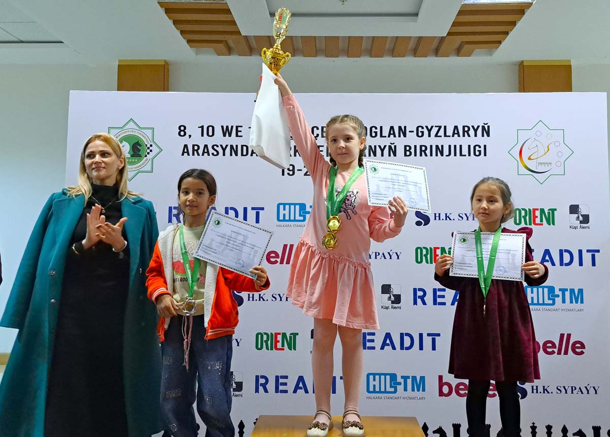 Юные шахматисты из Лебапа подтвердили высокий класс на первенстве Туркменистана