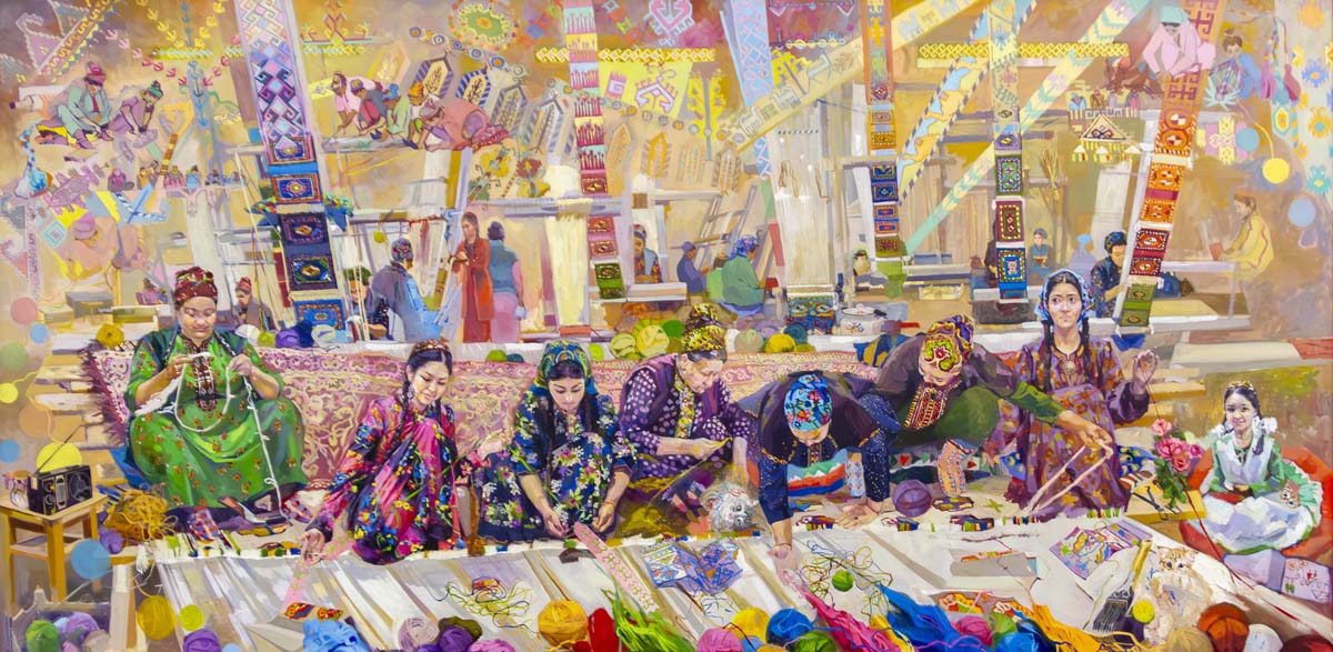 Zenan suratkeşleriň işleriniň sergisi açyldy