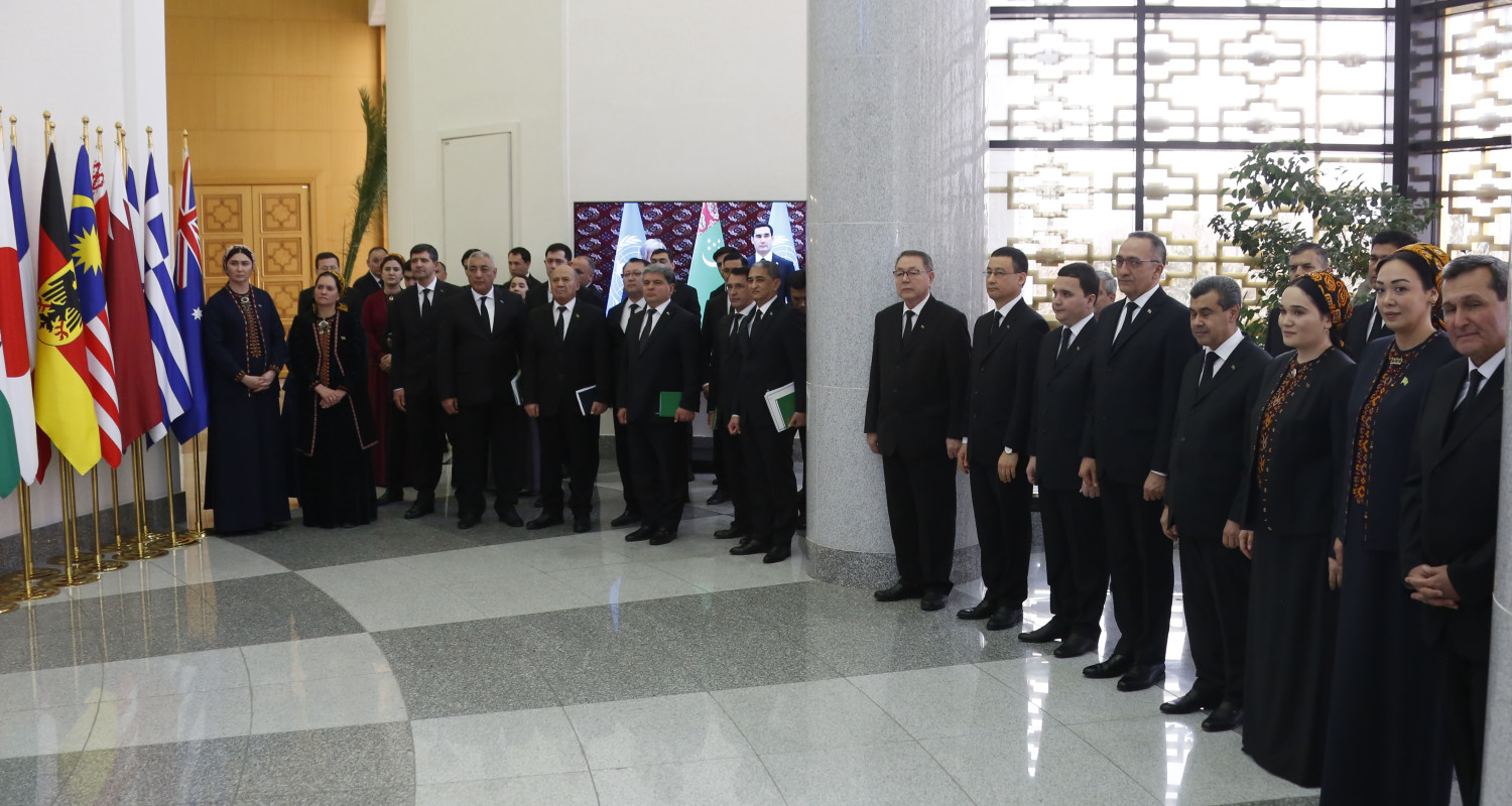 Türkmenistanyň DIM-de ÝUNISEF-iň Türkmenistandaky wekilhanasy bilen resminamalaryň toplumyna gol çekildi