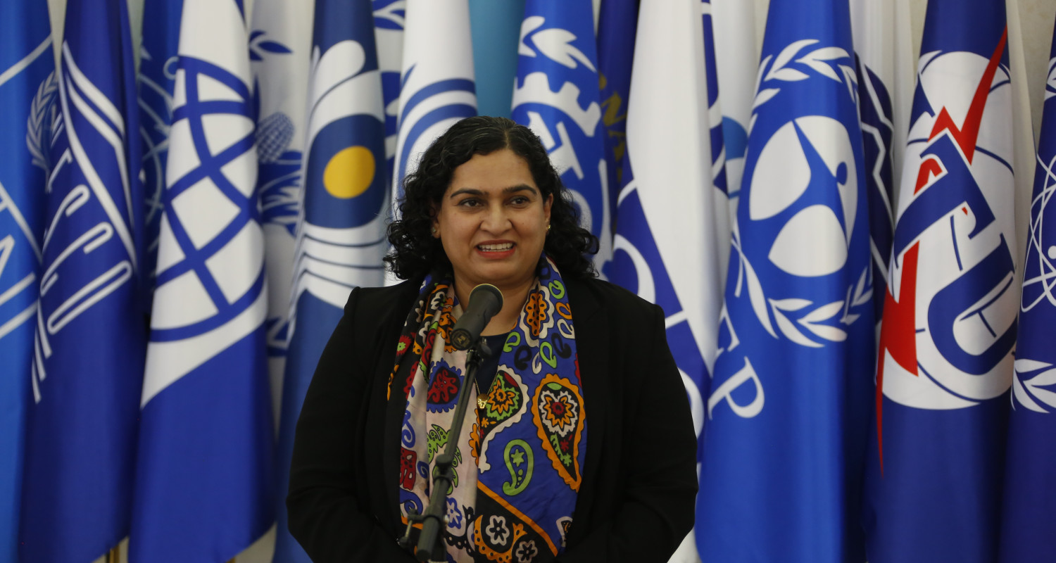 Türkmenistanyň DIM-de ÝUNISEF-iň Türkmenistandaky wekilhanasy bilen resminamalaryň toplumyna gol çekildi