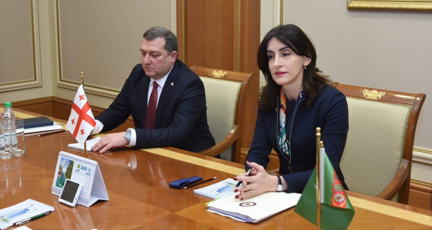 Türkmenistanyň we Gruziýanyň Daşary işler ministrleri hyzmatdaşlyk meselelerini ara alyp maslahatlaşdylar