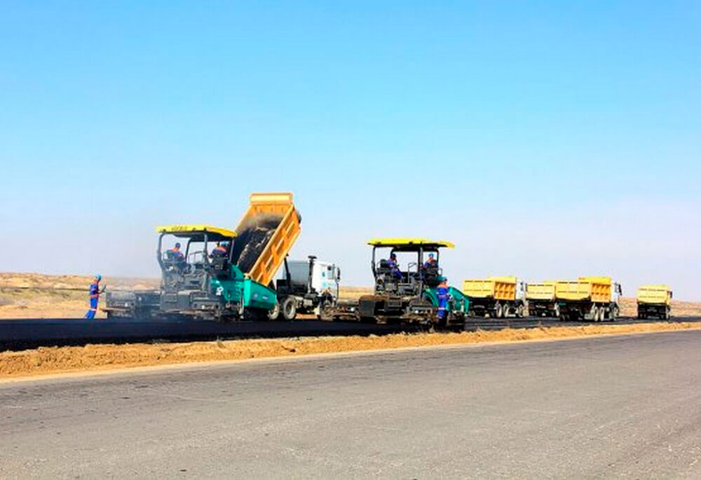 The team of the asphalt plant located in the Boldumsaz etrap, prepared equipment for new seasonal work