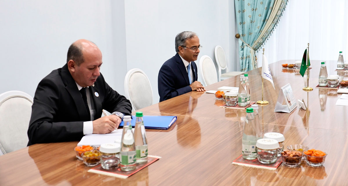 Meeting of the Minister of Foreign Affairs of Turkmenistan with the Secretary General of the Economic Cooperation Organization