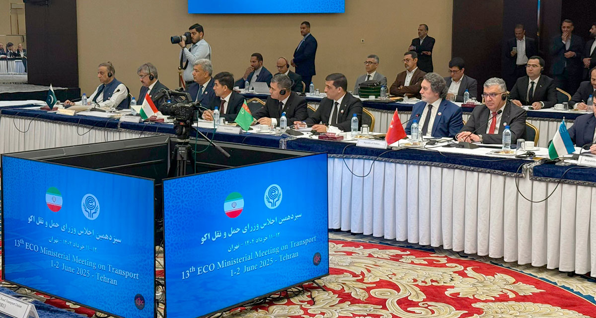Participation of the delegation of Turkmenistan in the 13th Meeting of ECO Ministers of Transport