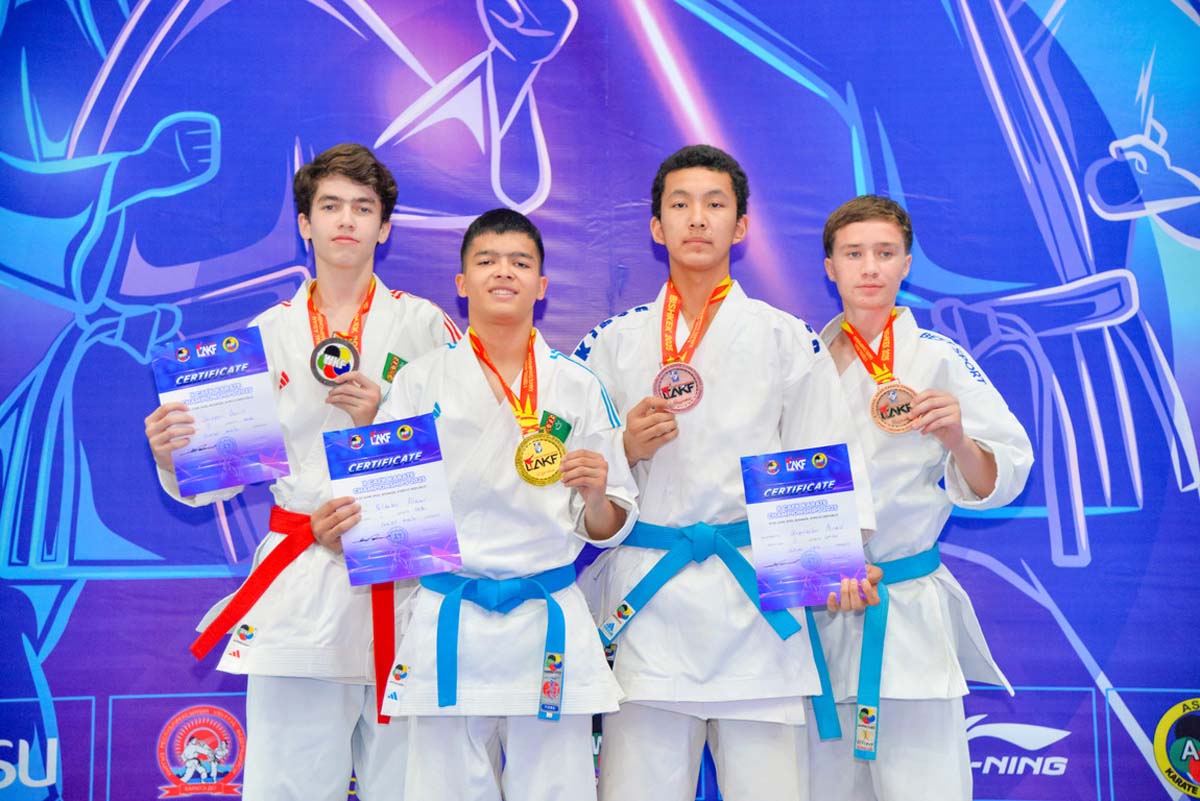 Каратисты Туркменистана завоевали 7 медалей в первый день на чемпионате Центральной Азии в Бишкеке