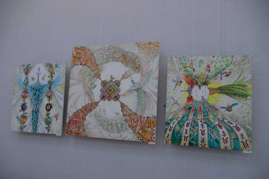 Medeniýet we sungat işgärleriniň hem-de Magtymguly Pyragynyň şygryýet güni mynasybetli suratkeşleriň we ýazyjylaryň sergisi