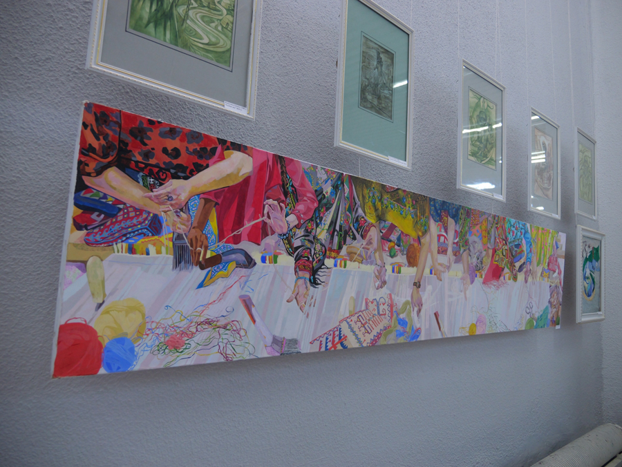 Medeniýet we sungat işgärleriniň hem-de Magtymguly Pyragynyň şygryýet güni mynasybetli suratkeşleriň we ýazyjylaryň sergisi