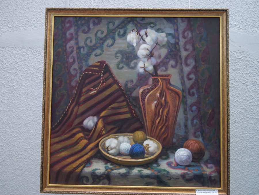 Medeniýet we sungat işgärleriniň hem-de Magtymguly Pyragynyň şygryýet güni mynasybetli suratkeşleriň we ýazyjylaryň sergisi