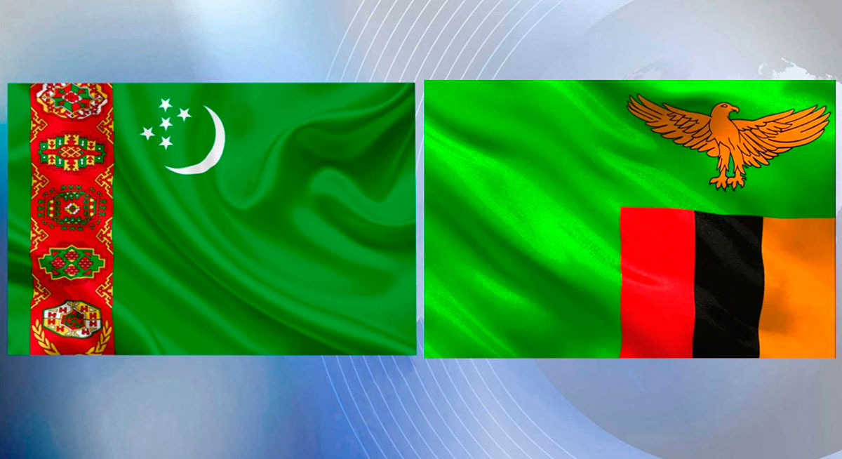 Состоялся телефонный разговор между главами внешнеполитических ведомств Туркменистана и Замбии