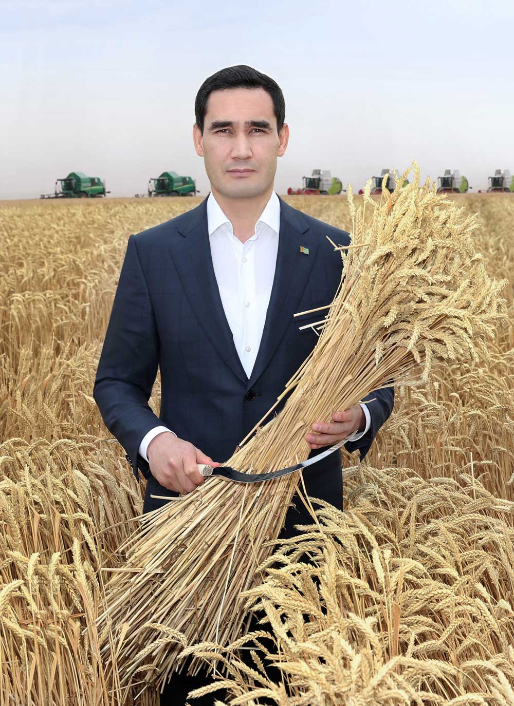 Мужественным хлеборобам и работникам сельского хозяйства независимого нейтрального Туркменистана