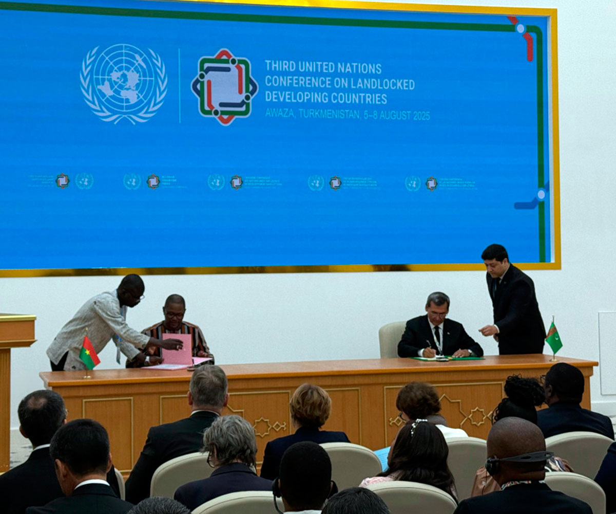 A number of documents were signed on the sidelines of the LLDC3 conference