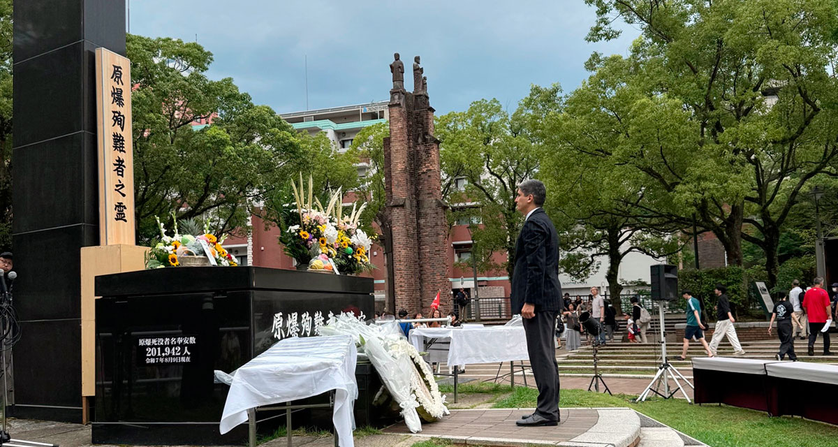 Ambassador of Turkmenistan took part in events dedicated to the 80th anniversary of the atomic bombing of the Japanese cities of Hiroshima and Nagasaki