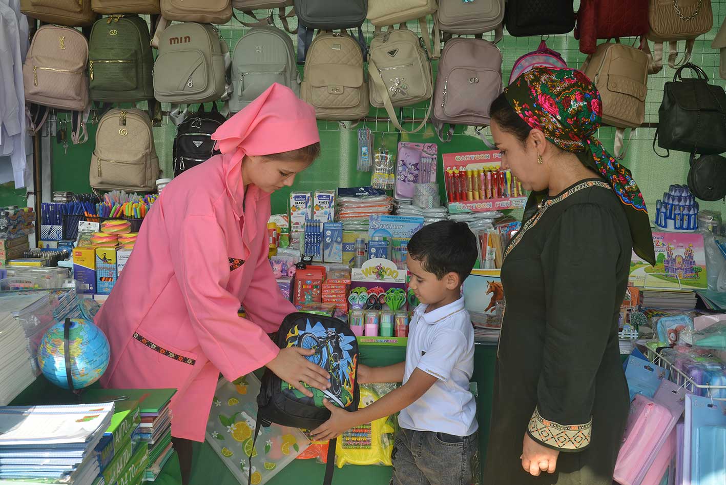 School markets offer an abundance of domestically produced school supplies and uniforms