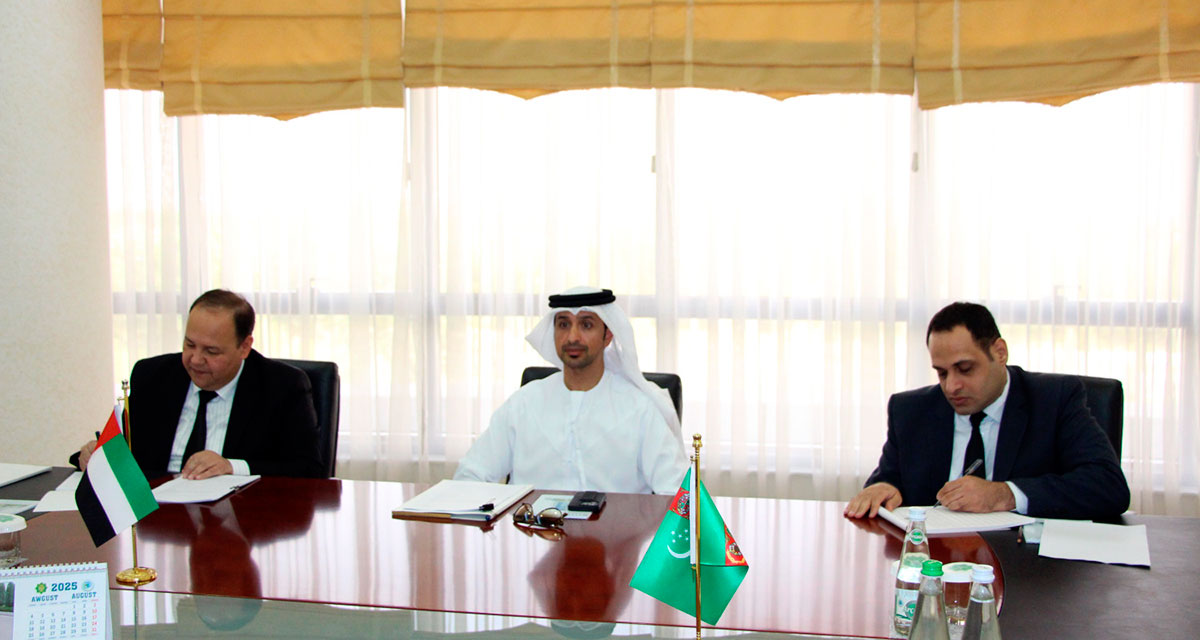Current issues of cooperation between Turkmenistan and the UAE were discussed