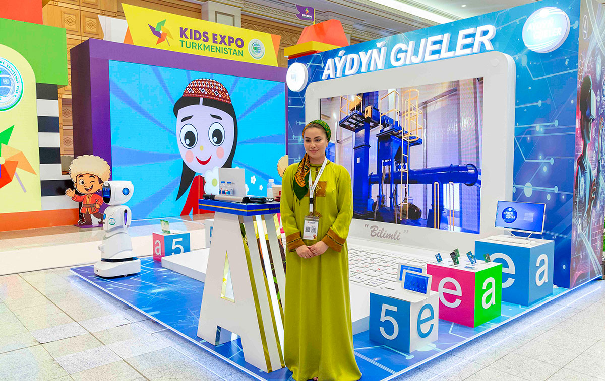 Aşgabatda çagalar üçin halkara sergi-ýarmarka açyldy