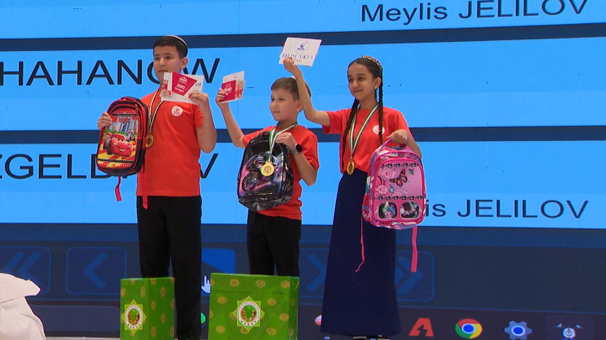 In Ashgabat, schoolchildren set world records in mental arithmetic