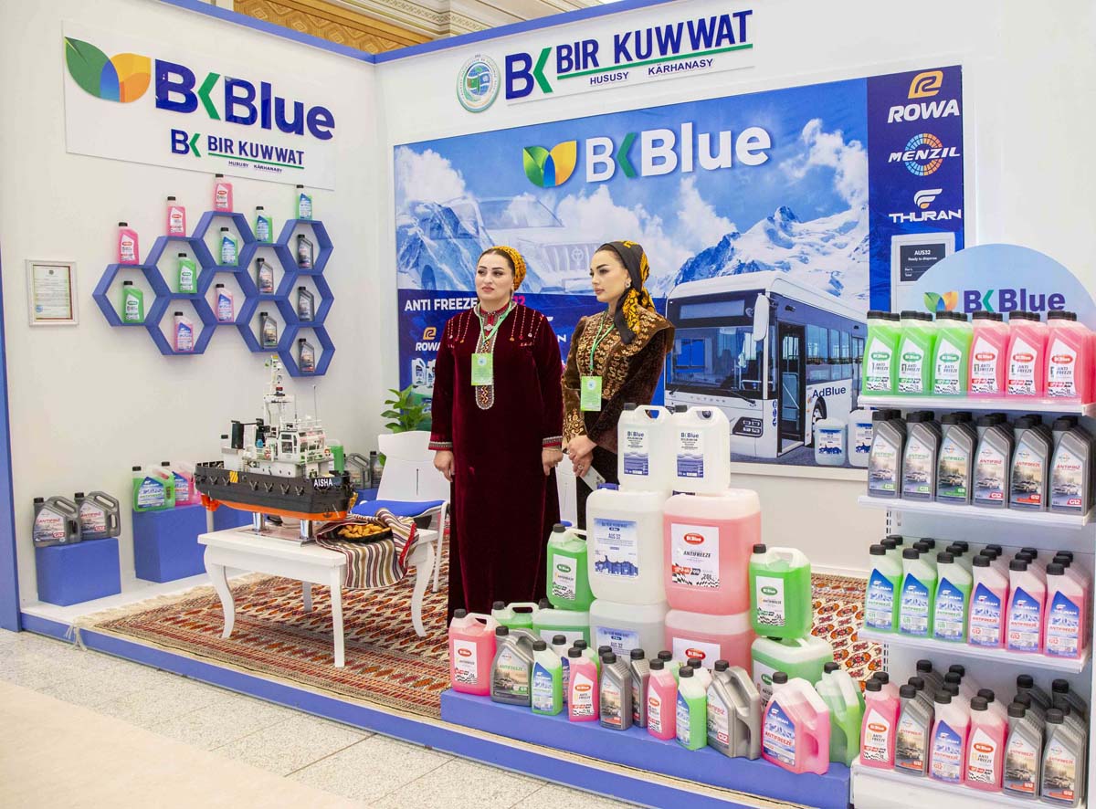 Paýtagtymyzda Türkmenistanyň ykdysady üstünlikleriniň sergisi öz işine başlady