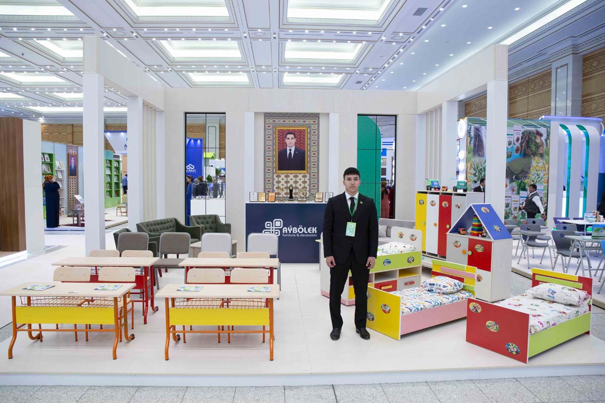 Paýtagtymyzda Türkmenistanyň ykdysady üstünlikleriniň sergisi öz işine başlady