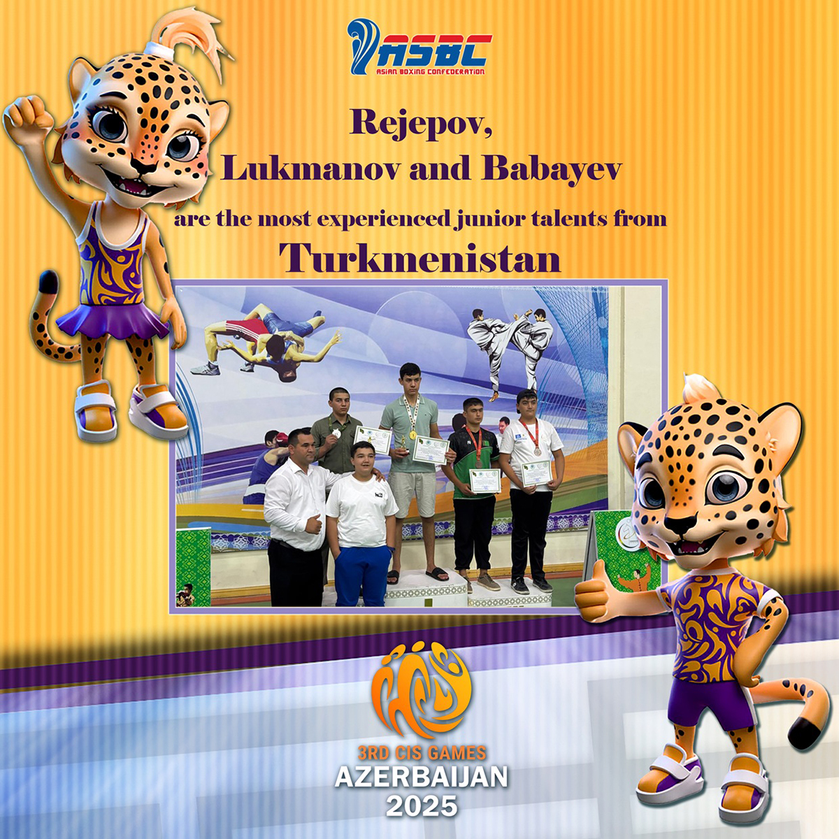 Eight boxers will represent Turkmenistan at the III CIS Games in Azerbaijan