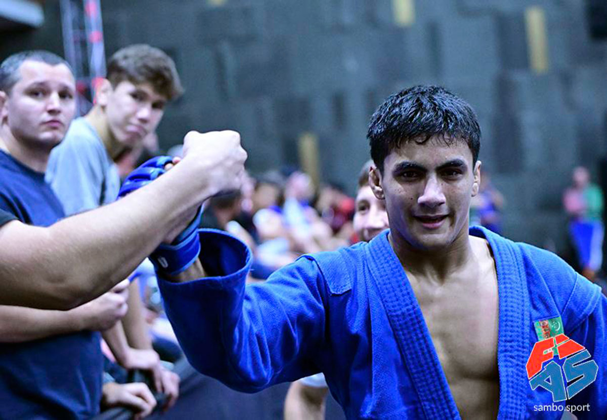 Turkmen sambo athletes won their first gold at the World Youth and Junior Championships in Indonesia