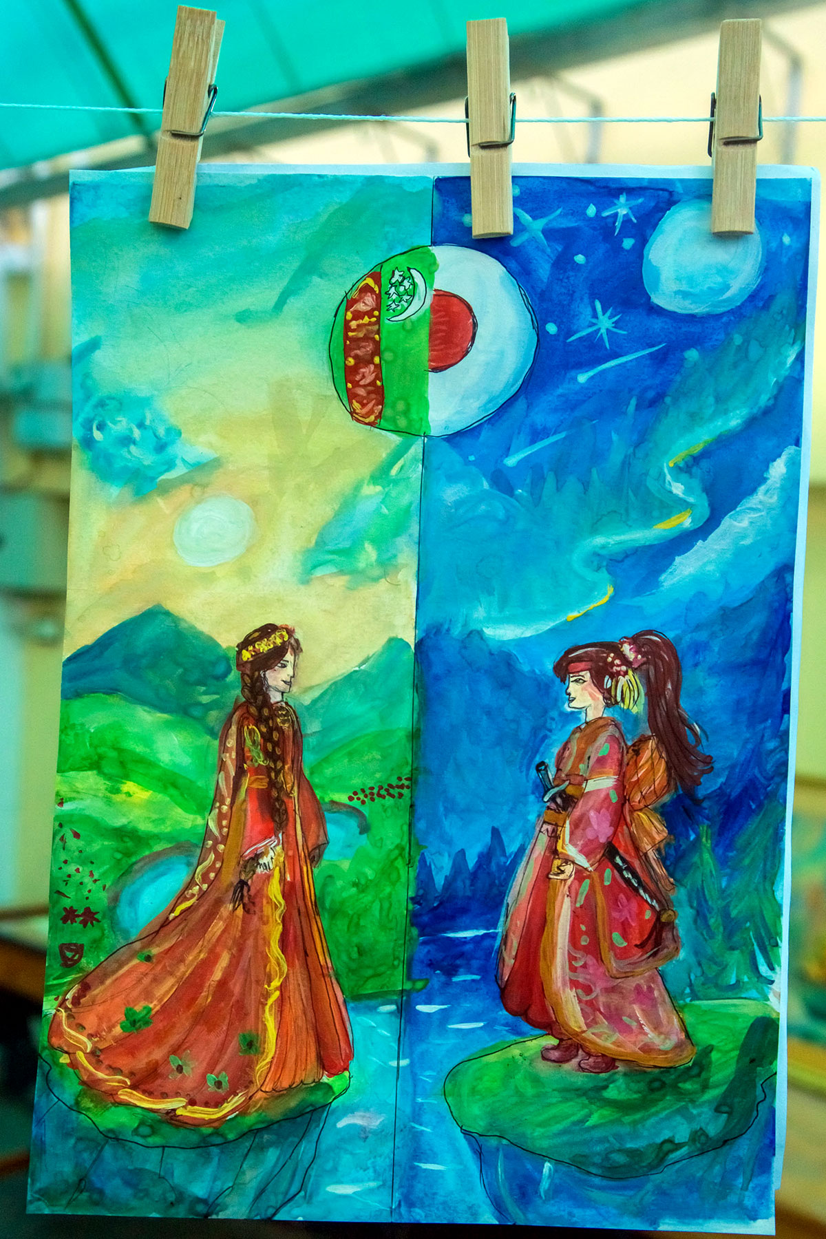 International Flashmob “The Big Laundry” in Ashgabat