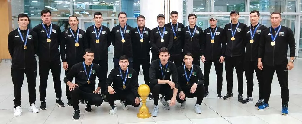 Turkmen volleyball players earn a spot at the 2026 Asian Championship, winning the CAVA Cup for the first time