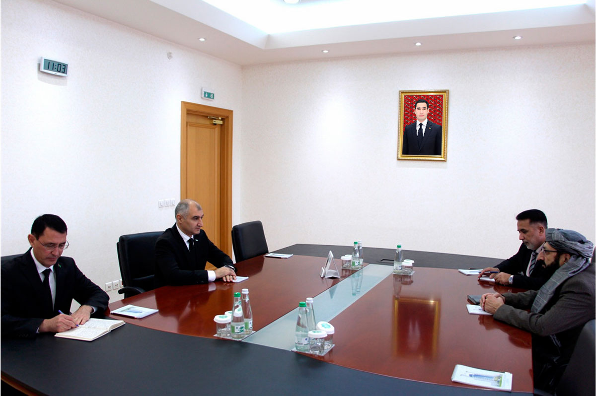 A meeting with the Chargé d'Affaires of Afghanistan was held at the MFA of Turkmenistan