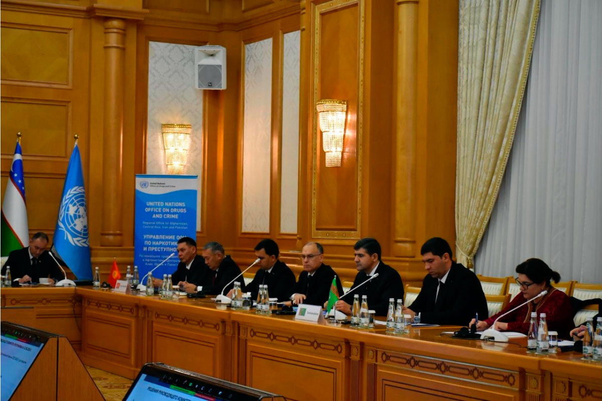The Annual Steering Committee Meeting UNODC Programme for Central Asia held in Ashgabat