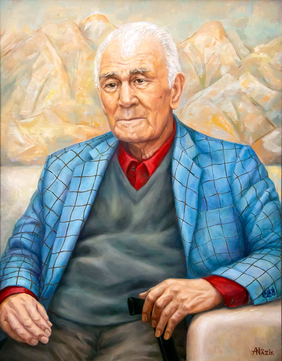 Художник Аннадурды Алмаммедов и 20 его учеников