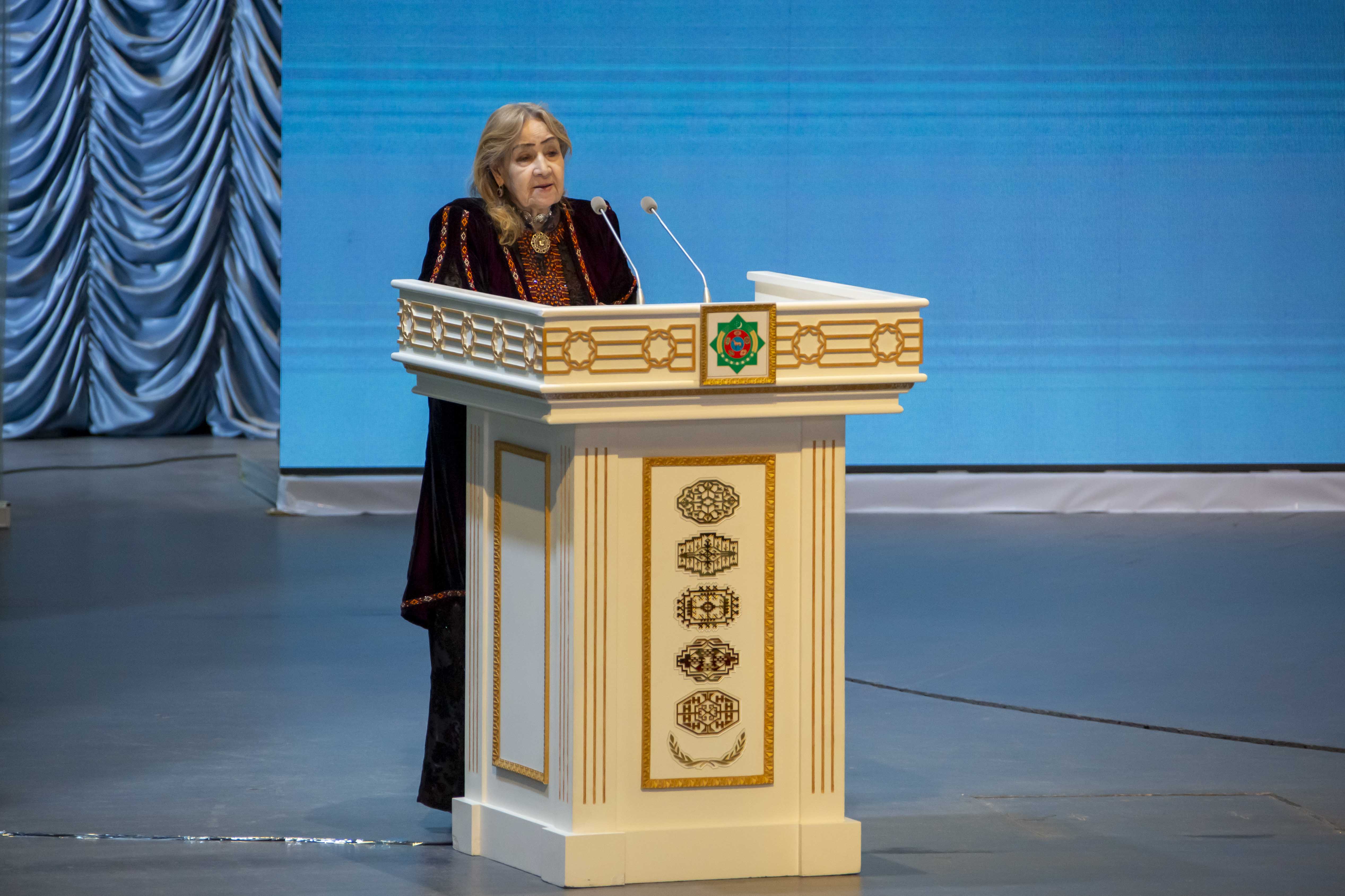 Şahyr Gurbannazar Ezizowa bagyşlanan döredijilik agşamy