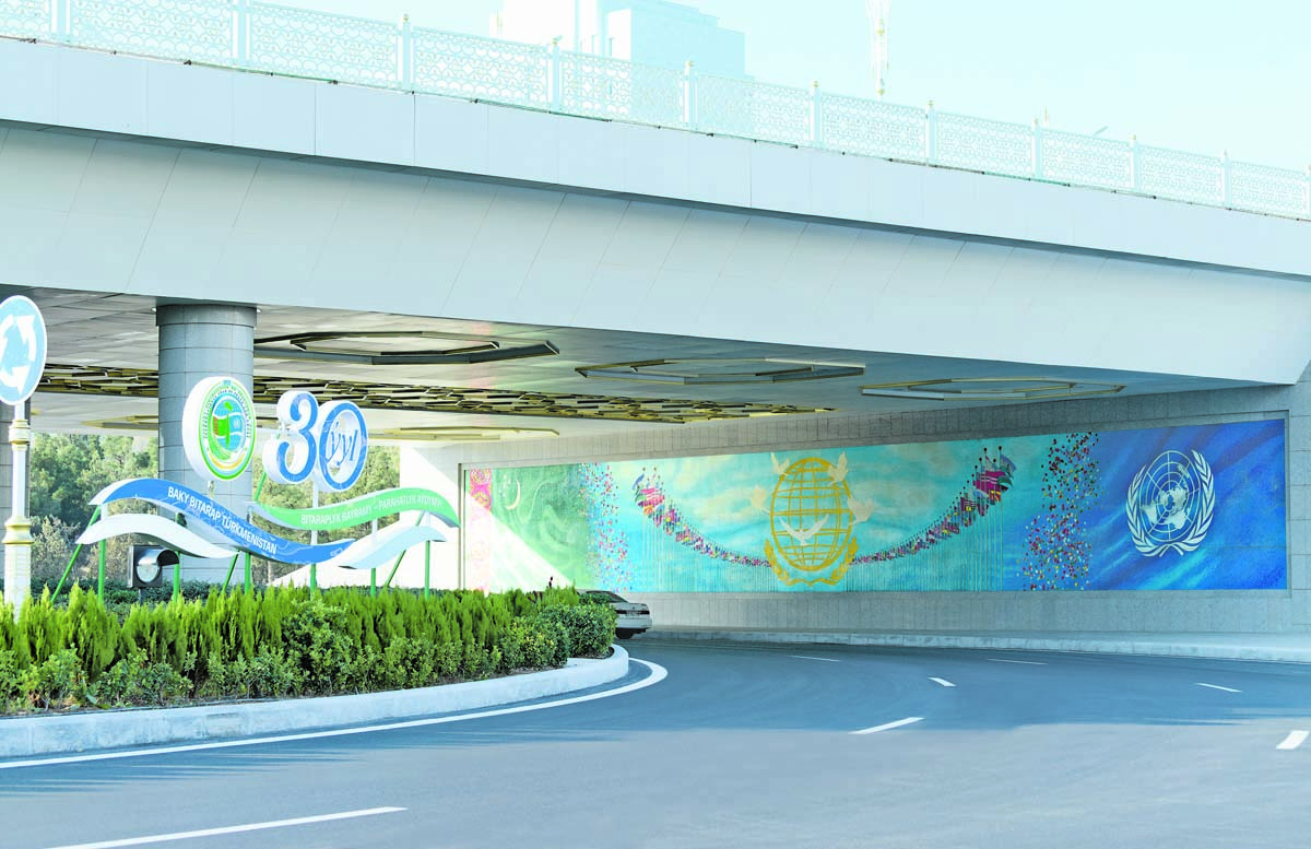 Aşgabat Türkmenistanyň hemişelik Bitaraplygynyň 30 ýyllygynyň öňüsyrasynda has-da özgerdi