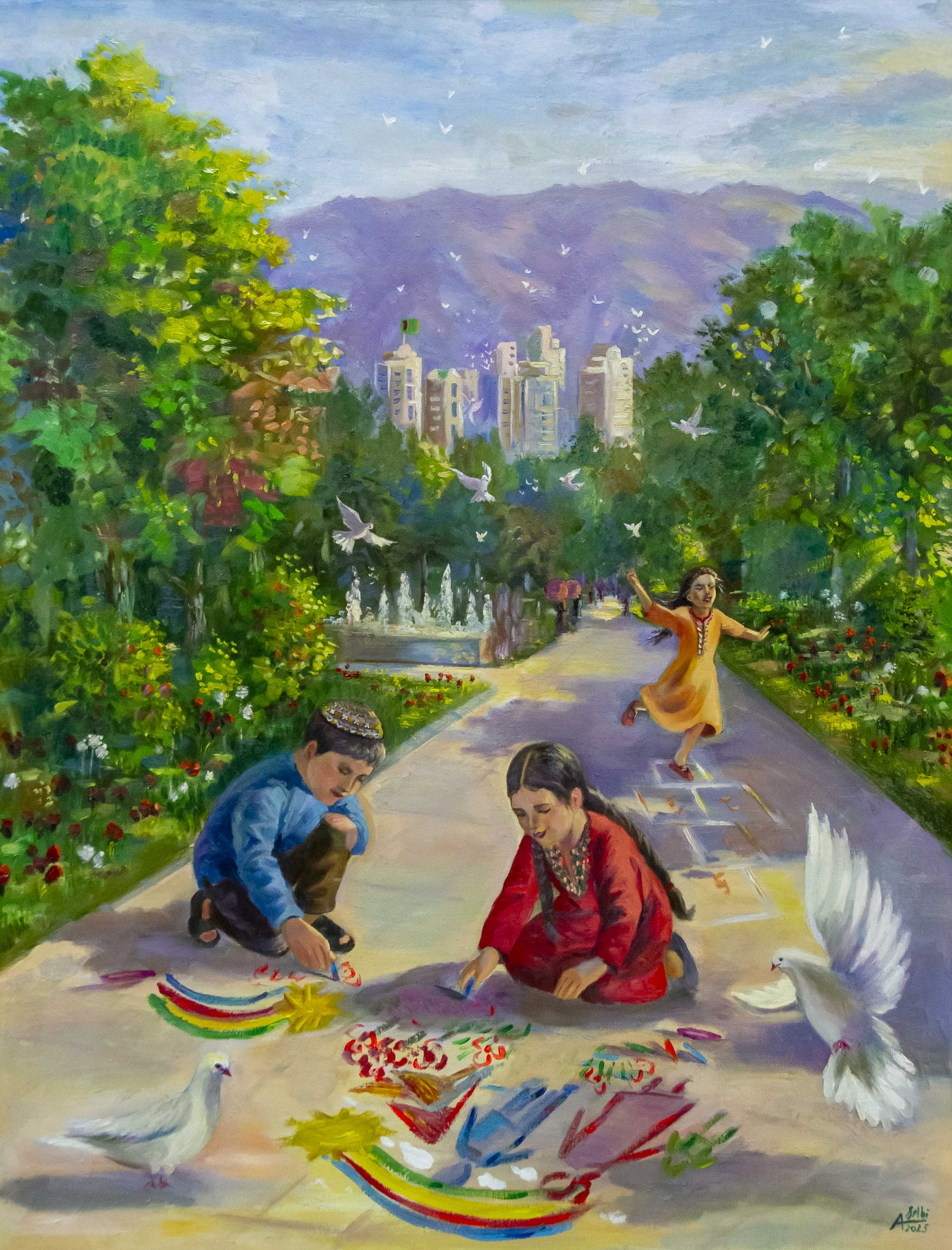 An exhibition of artists has opened – towards the neutrality of the country