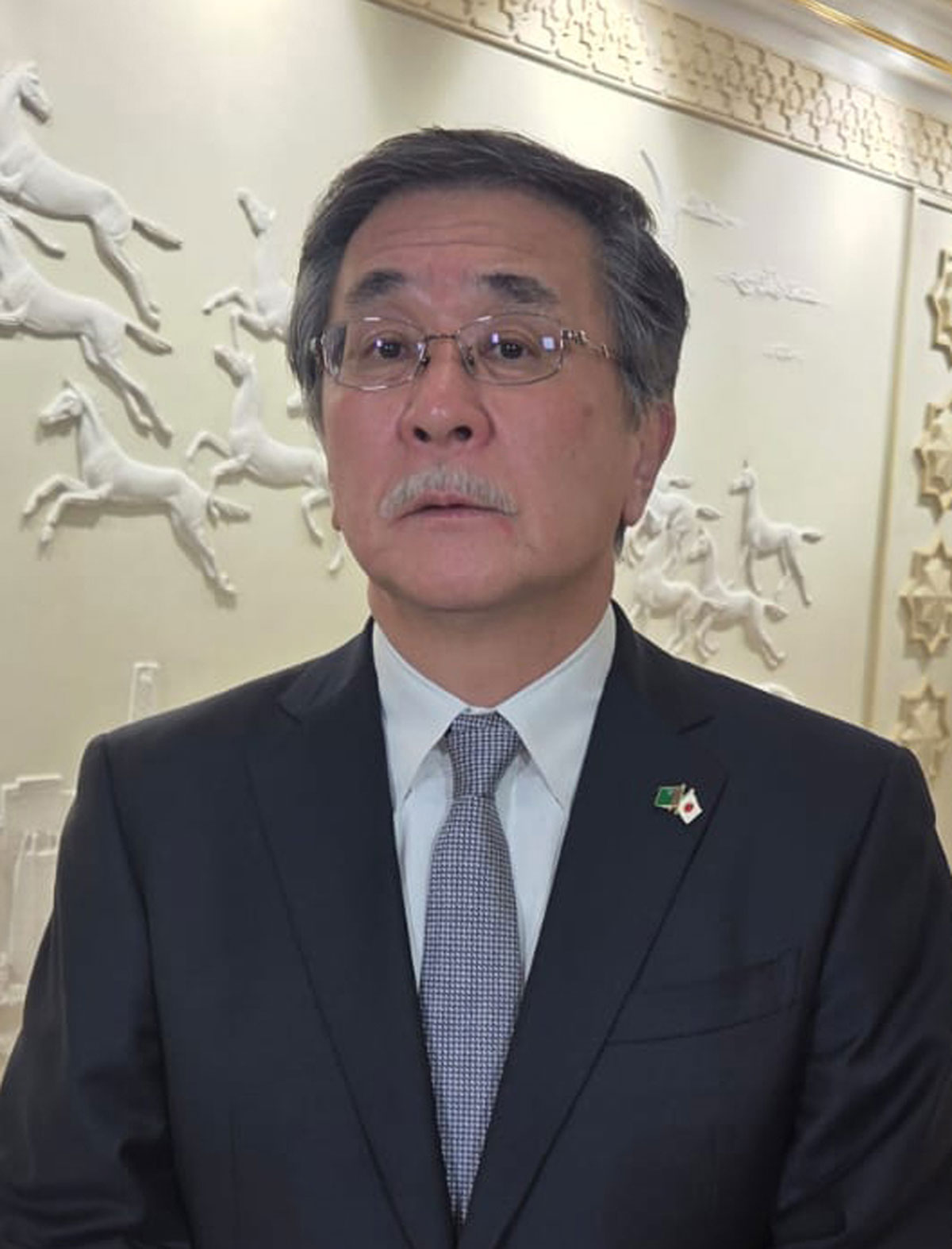 Встреча Героя-Аркадага с главой Туркмено-японской группы дружбы