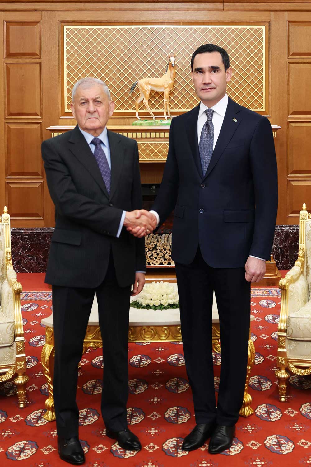 Meeting of the President of Turkmenistan with the President of the Republic of Iraq