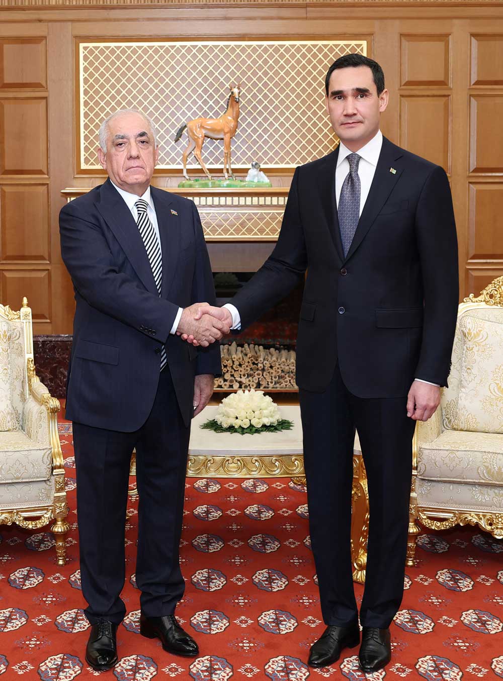 Meeting of the President of Turkmenistan with the Prime-minister of the Republic of Azerbaijan