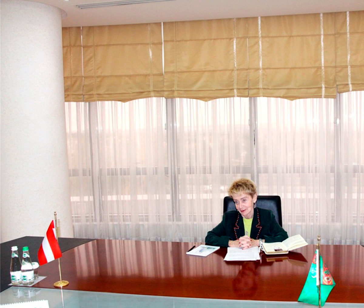 Meeting at the Ministry of Foreign Affairs of Turkmenistan with the Head of the Austrian-Turkmen Society